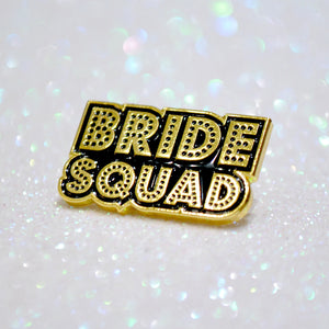 Bride Squad Hen~Bachelorette Party Enamel Lapel Pin Badges