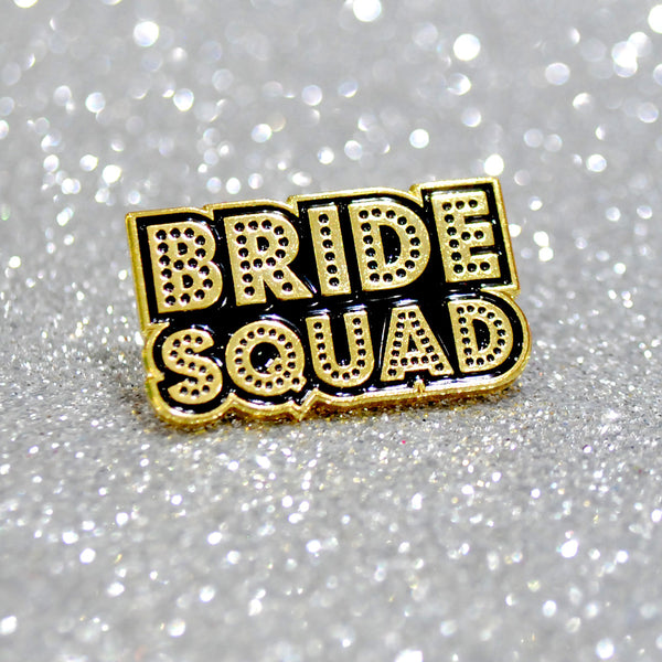 Bride Squad Hen~Bachelorette Party Enamel Lapel Pin Badges