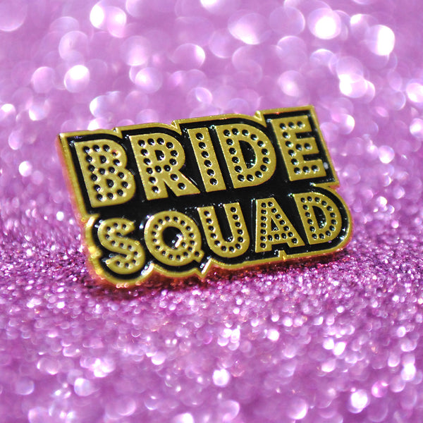 Bride Squad Hen~Bachelorette Party Enamel Lapel Pin Badges