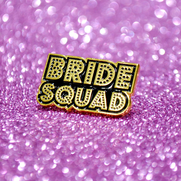 Bride Squad Hen~Bachelorette Party Enamel Lapel Pin Badges