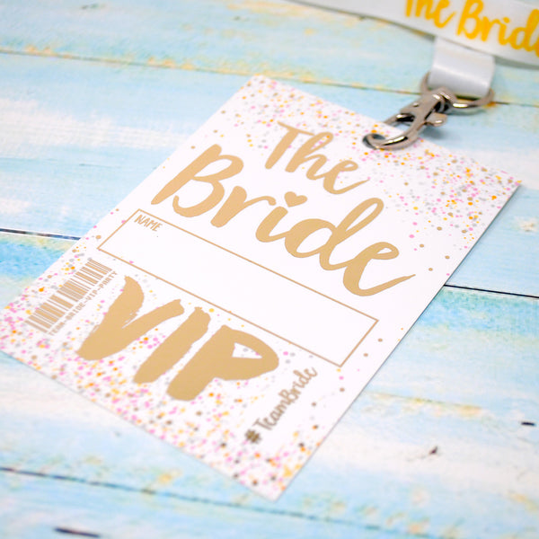 bride to be hen party lanyard