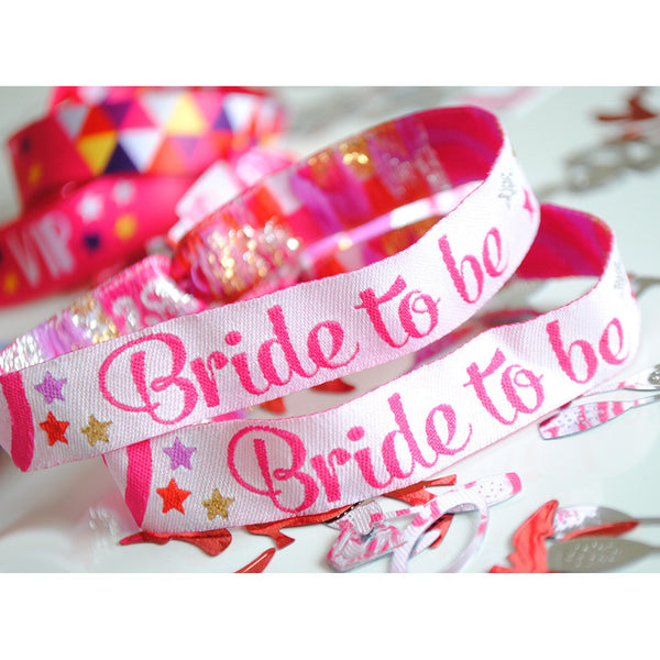 Bride To Be Hen Do Wristband