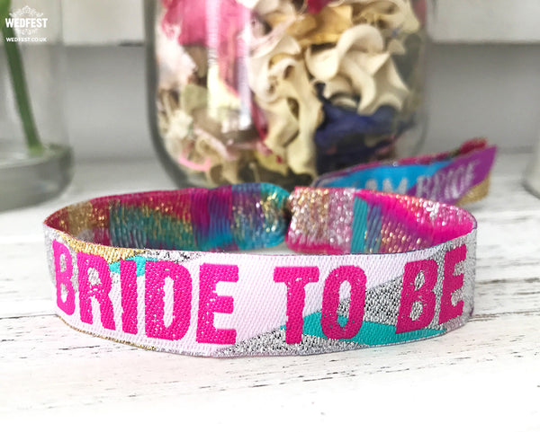 Bride To Be Hen Do Wristband