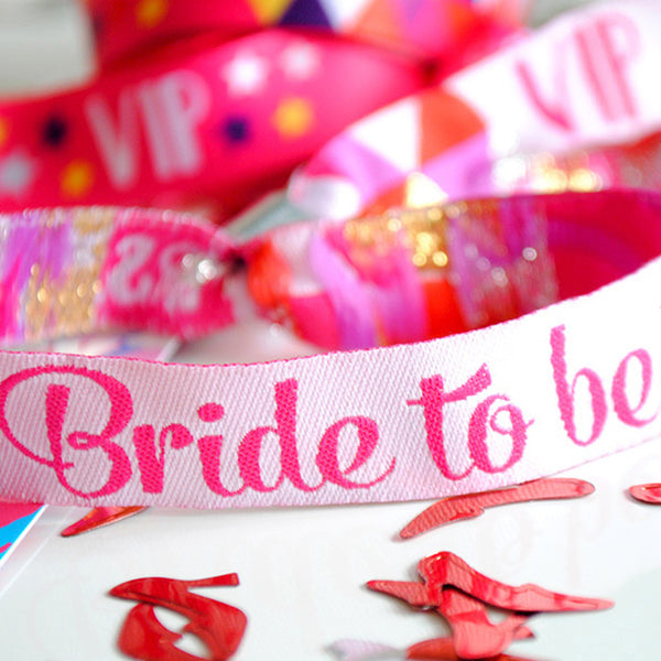 Bride To Be Hen Do Wristband