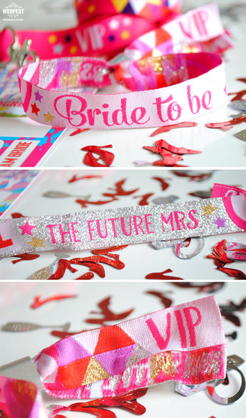 Bride To Be Hen Do Wristband