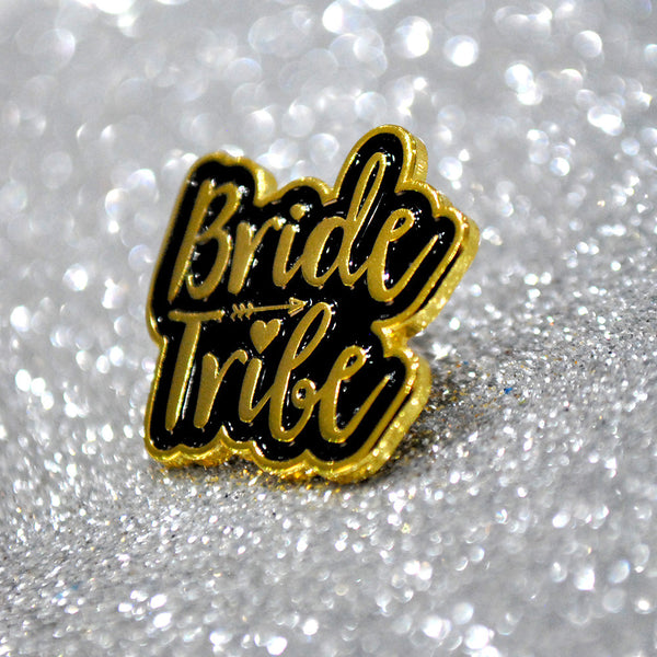 Bride Tribe Hen~Bachelorette Party Enamel Pin Badges