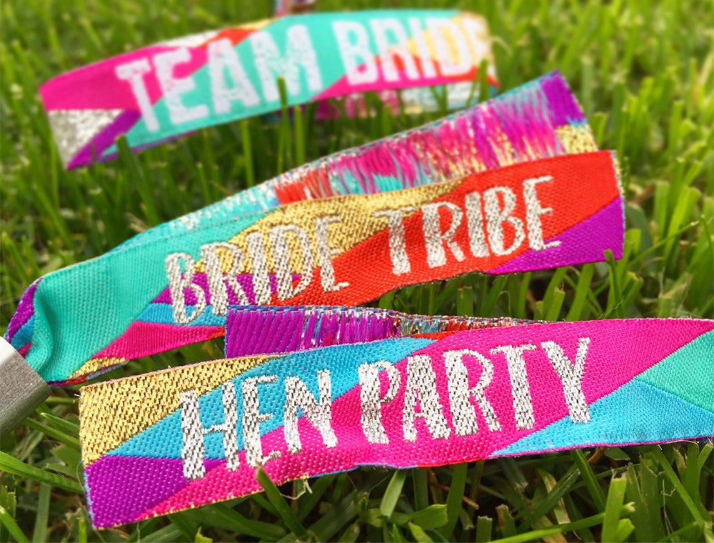 Bride tribe wristbands hot sale