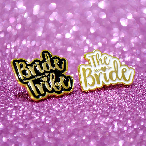 Bride Tribe Hen~Bachelorette Party Enamel Pin Badges