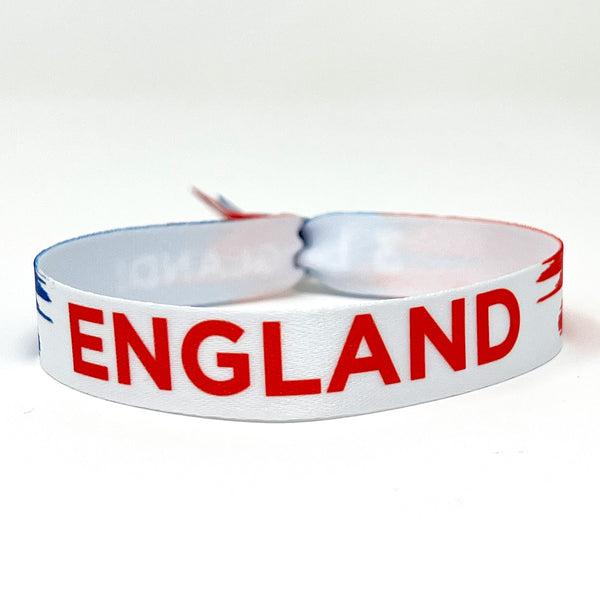 England Football World Cup Supporters Wristband - England Fans 3 Lions / Lionesses Wristbands