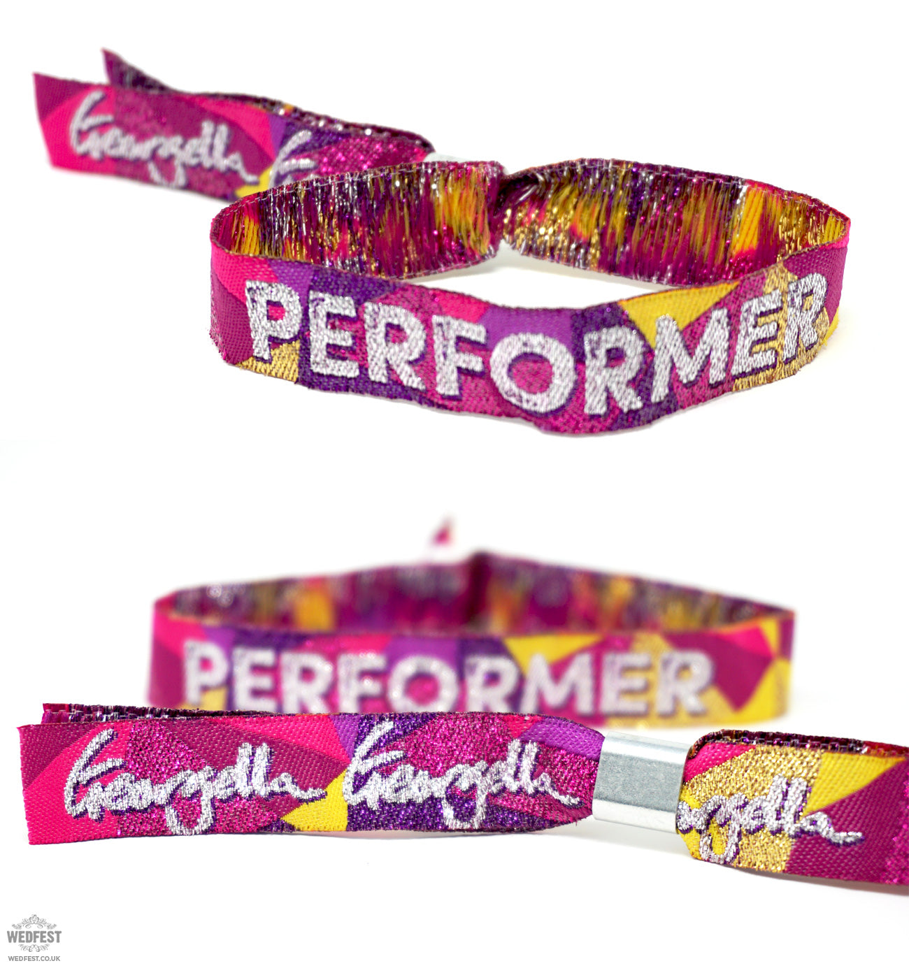 corporate festival performer wristbands