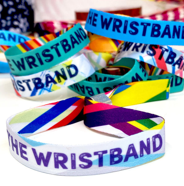 customised personalised festival wristbands uk