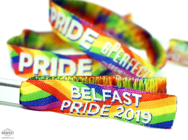 customised pride event wristbands
