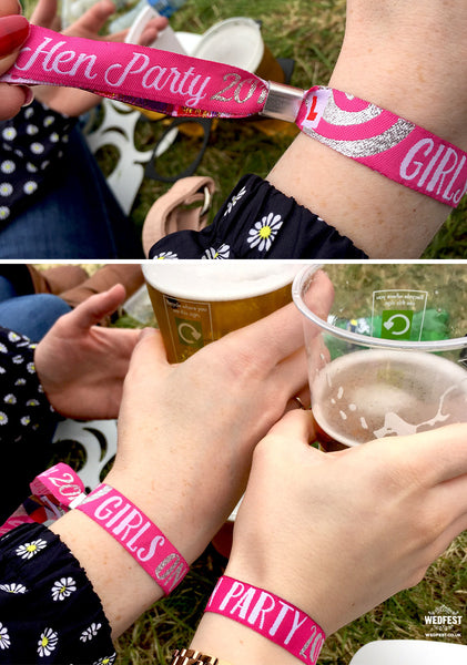 Girls on Tour Hen Party Wristbands