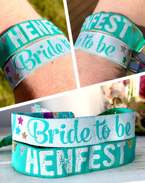 Bride To Be Hen Do Wristband