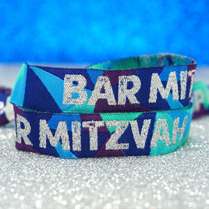festival theme bar mitzvah party wristbands