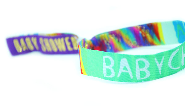 Babychella Baby Shower Festival Party Favour Wristbands