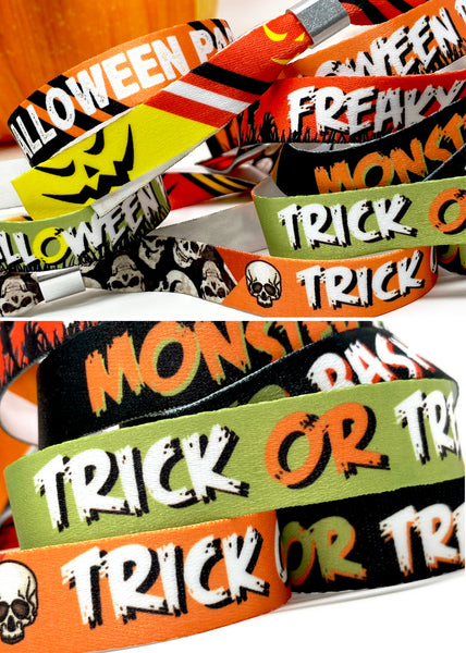 festival wristbands customised halloween party favors