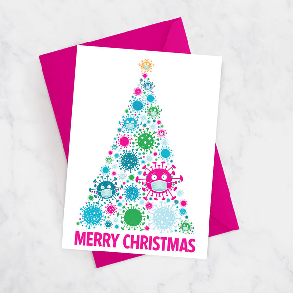 funny christmas tree funny merry christmas card 2021