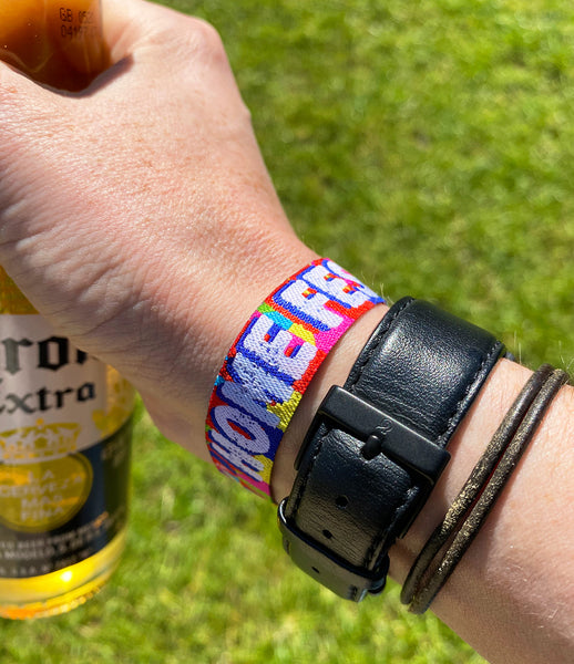 garden party festival style wristbands