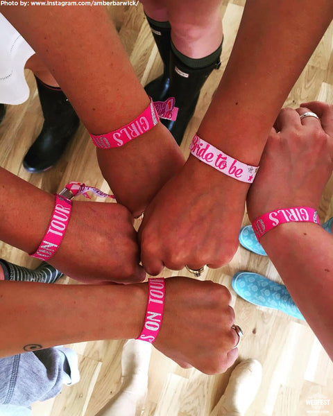 Girls on Tour Hen Party Wristbands