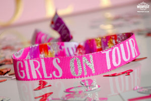 Girls on Tour Hen Party Wristbands