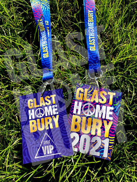 glast home bury festival vip lanyards