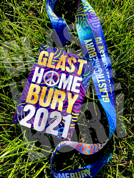 glasthomebury 2021 homefest festival at home vip lanyards