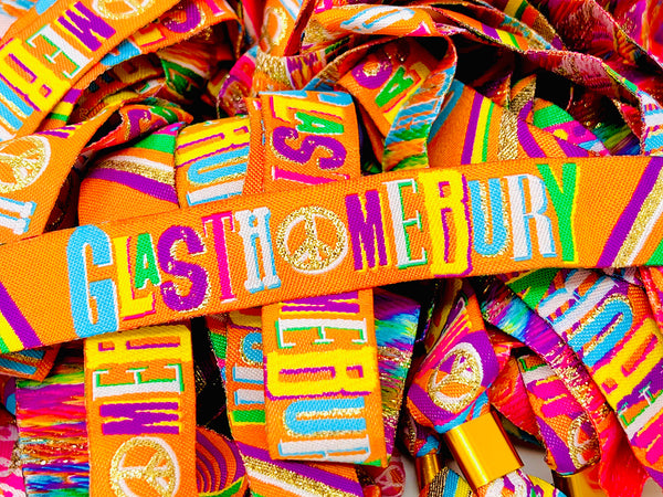 glasthomebury festival party wristbands glastonbury