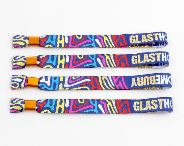 glasthomebury festival party wristbands glastonbury