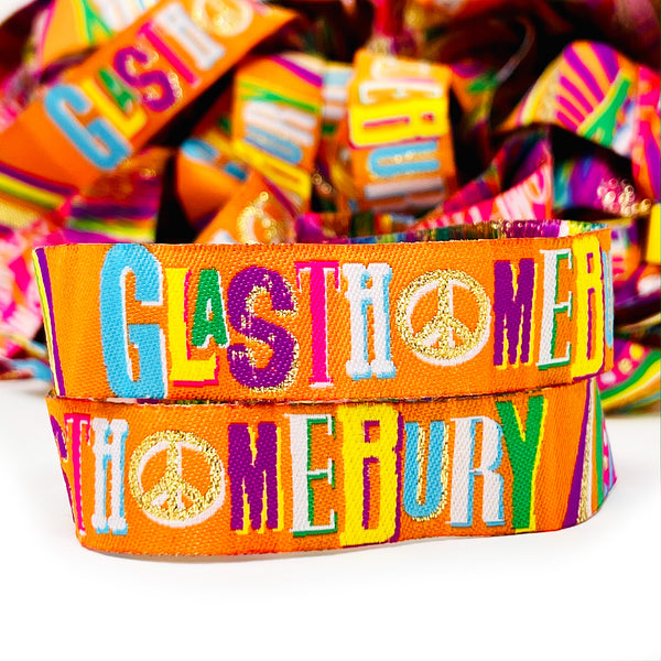 glasthomebury festival party wristbands