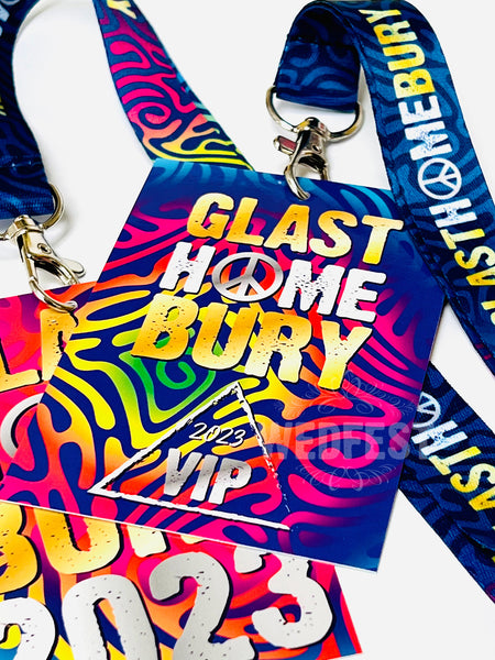 glasthomebury 2023 festival vip lanyard