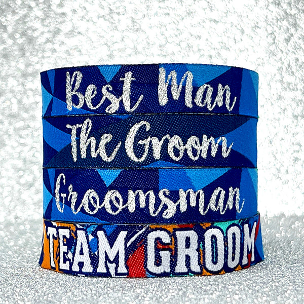 groomsman best man team groom stag party wristband