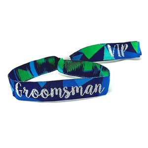 groomsman team groom stag party wristband