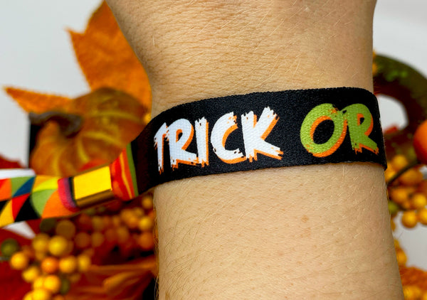halloween party trick or treat festival wristbands