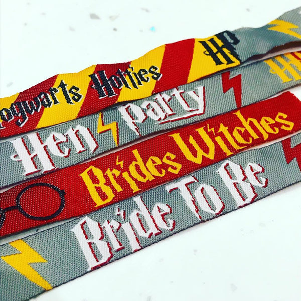 Harry Potter Theme Hen Party Wristbands Accessories