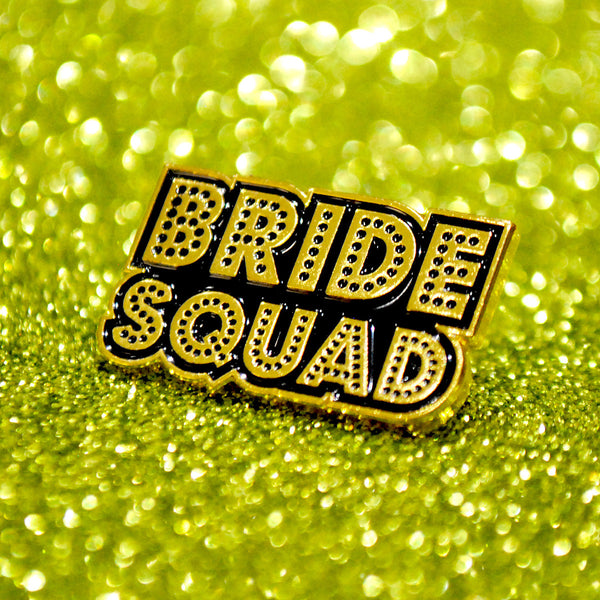 Bride Squad Hen~Bachelorette Party Enamel Lapel Pin Badges