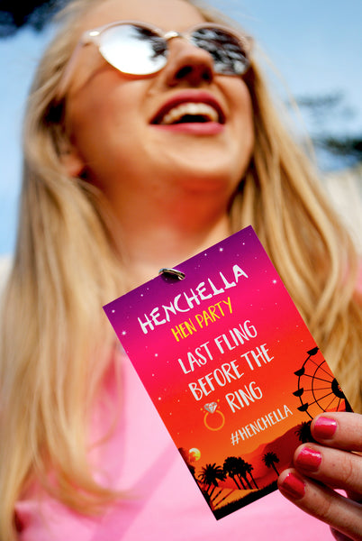 HENCHELLA Festival Hen Party VIP Pass Lanyards