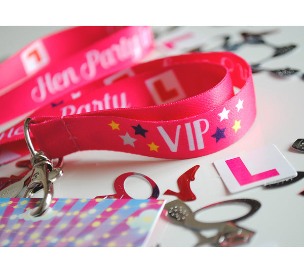 Hen Party Vip Pass Lanyards