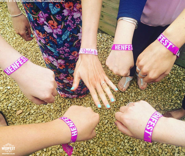 henfest festival hen party wristbands