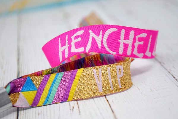 HENCHELLA Festival Hen Party Wristbands