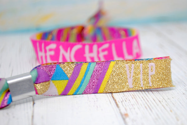 HENCHELLA Festival Hen Party Wristbands