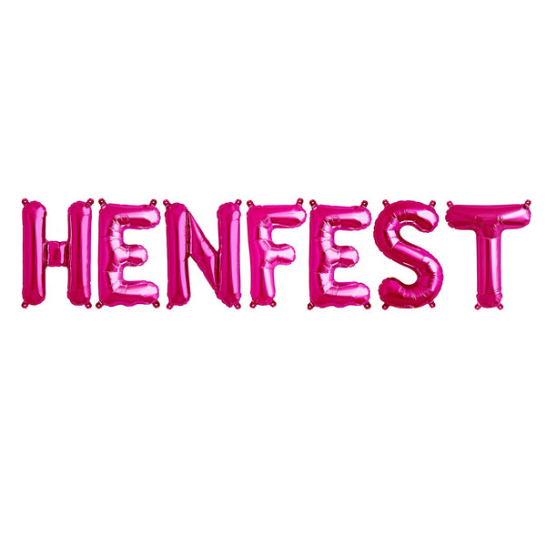 HENFEST ™ 16" HEN PARTY FOIL BALLOONS - HEN FEST BALLOONS