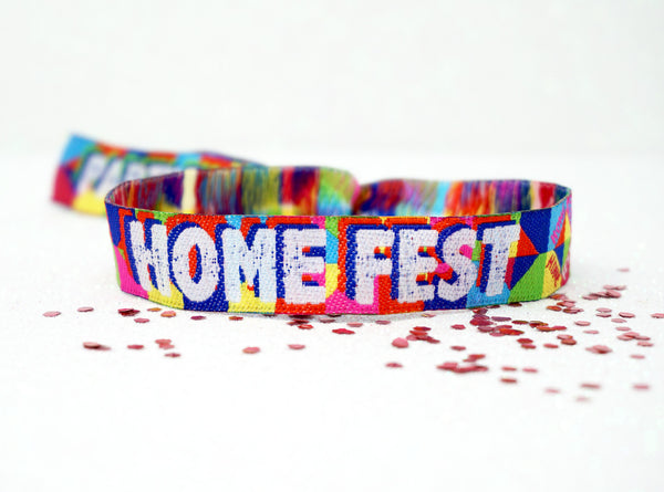 home fest festival house party wristbands
