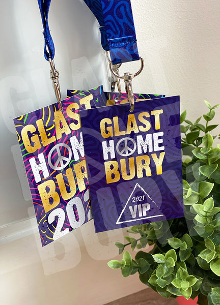 home festival glasthomebury at home vip lanyards