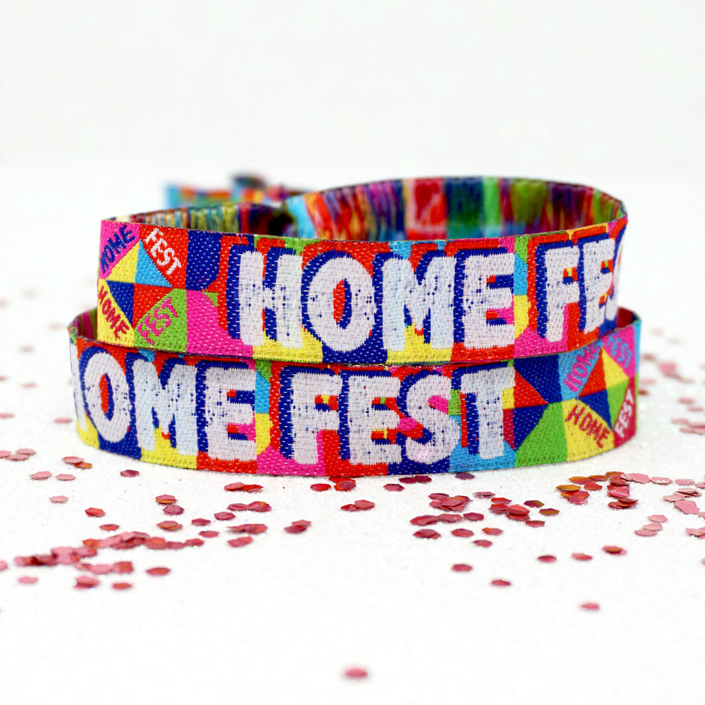 KIDZFEST Niños Festival Cumpleaños Fiesta Pulseras Kidz Fest Niños festival  Lockdown Party Wristbands homefest glasthomebury -  España