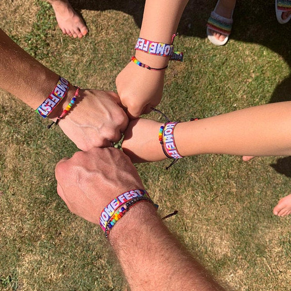 homefest festival lockdown party wristbands