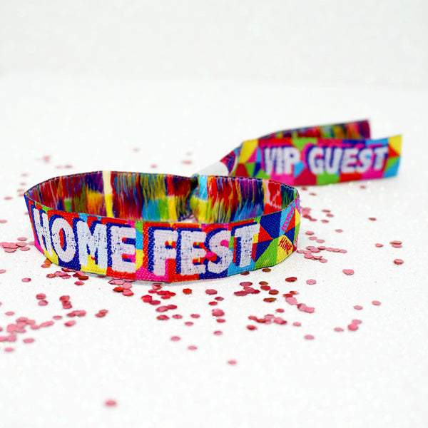 homefest festival wristbands