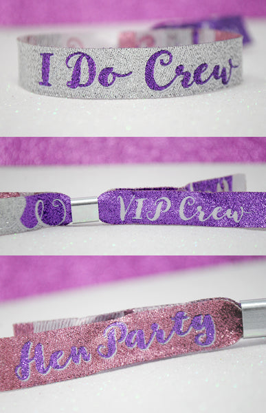 I Do Crew Hen Party Wristbands