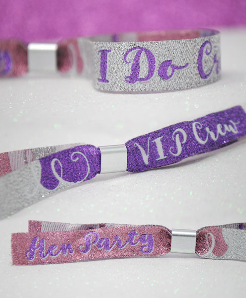 I Do Crew Hen Party Wristbands