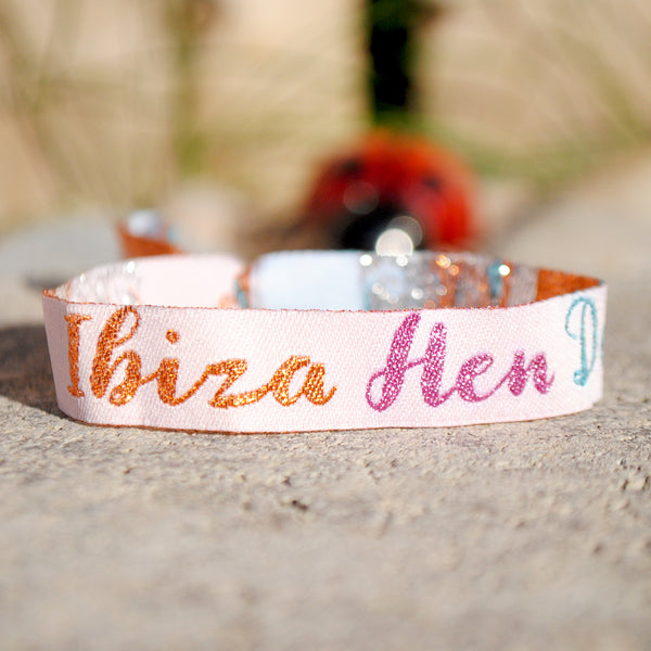 Ibiza Hen Do Party Wristbands